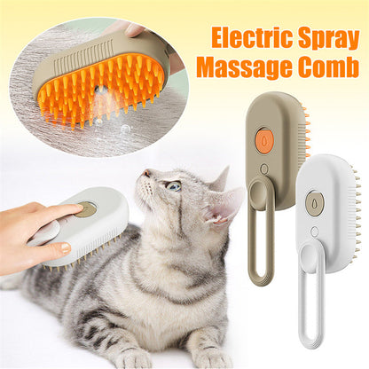 3-in-1 Pet Grooming Brush & Massager