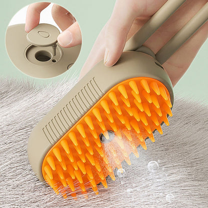 3-in-1 Pet Grooming Brush & Massager