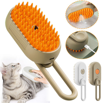 3-in-1 Pet Grooming Brush & Massager