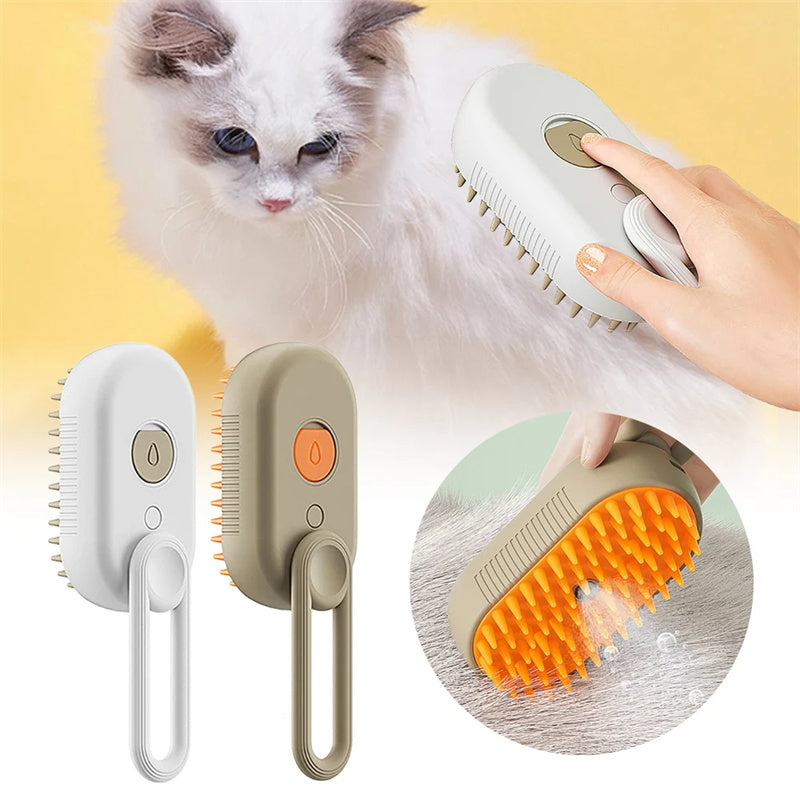 3-in-1 Pet Grooming Brush & Massager